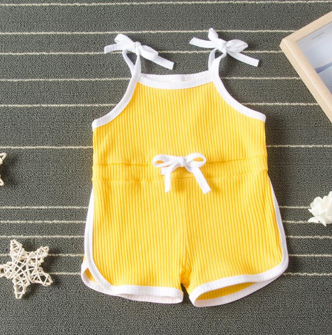 Girls Cotton Round Neck Sleeveless Unicorn Hot Stamping Flower Print Tassel Design Party Play