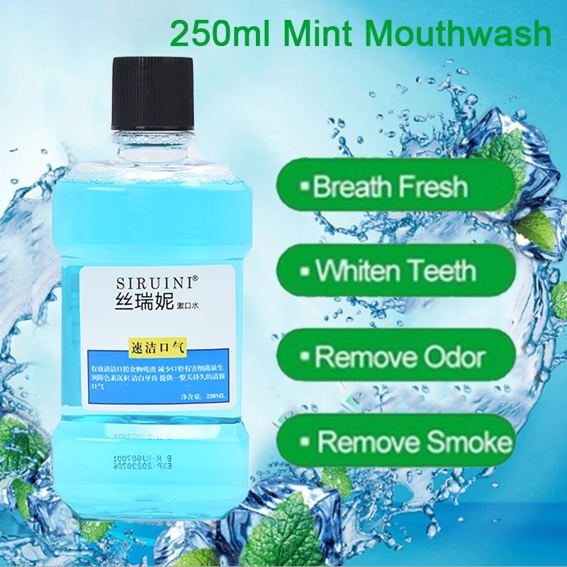 Mouthwash Clean Tartar Care Fresh Breath Mint Fresh Oral Care Cleaner Antiseptic Bad Breath Remover Teeth Whitening