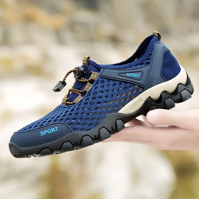 Breathable Sneakers Men Shoes Fashion Shoes For Men Climbing Hiking Shoes Men Outdoor Beach Wading Tenis Barefoot Sneakers