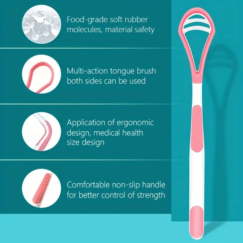 Oral Care Keep Fresh Breath Tongue Scrape Cleaner