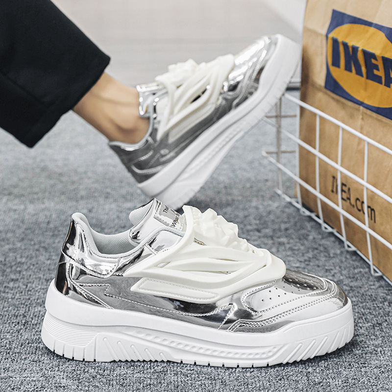 Europe and America fashion casual men's leather shoes KGDB Y3 shoes thick sole breathable men's shoes Y3 BAAPECK running sneaker