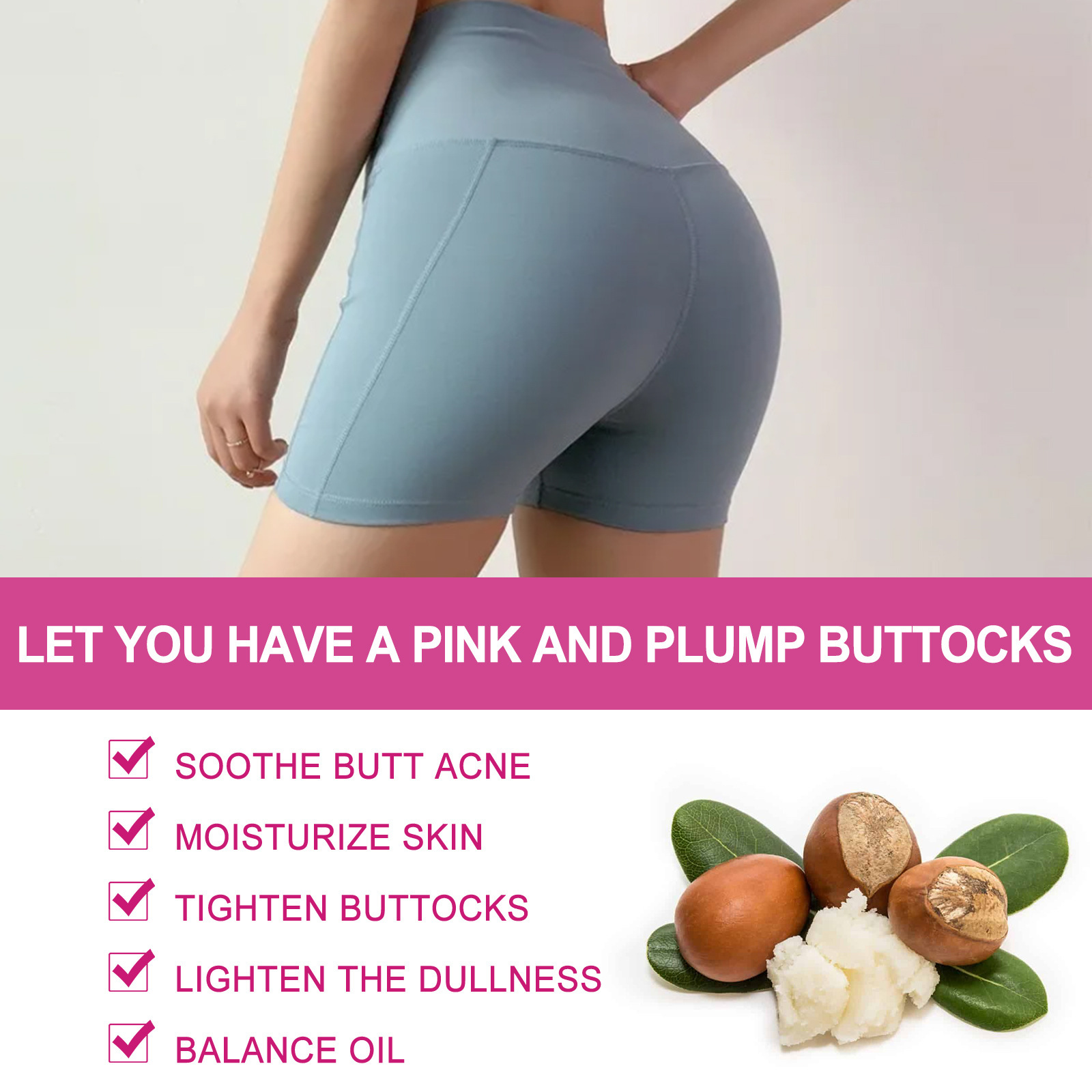 100ml Butt Acne Clearing Spot Treatment Cream Remove Pimples Moisturizing Skin Brighten Smooth Thigh Acne Removal Cream