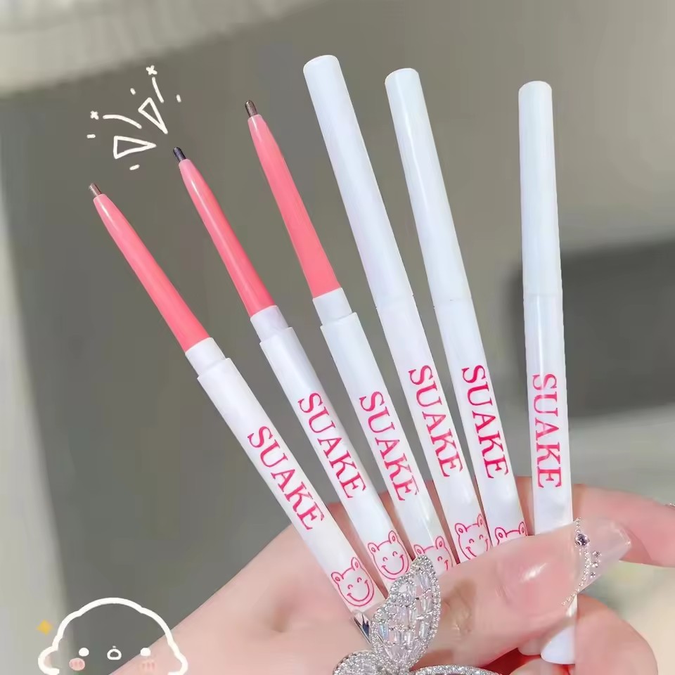 1pc Beauty Eyeliner Pencil Eyeliner Gel Pen Waterproof Long Lasting Silkworm Pen Black Brown Eyeliner for Beginners Eye Makeup