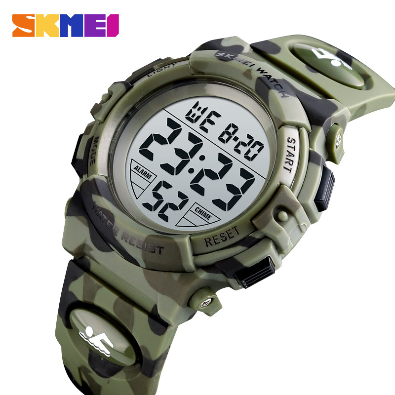 SKMEI Kids Sports Watch 50M Waterproof Electronic Watch Stopwatch Clock Kids Digital Watch Boys Girls