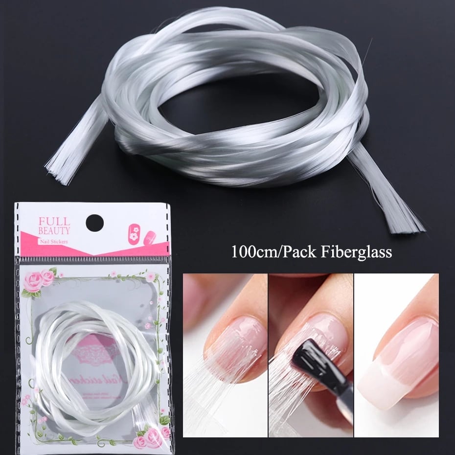 Nail Gel Extension Kits Nail Extensions Gel Silk Fiberglass UV Builder Nail Art Forms French Tips Brush Tools Manicure TR1800