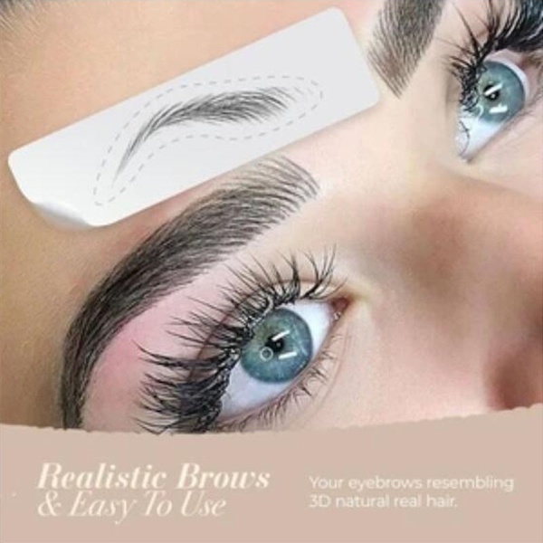 NEW Magic 4D Hair-like Eyebrow Tattoo Sticker Waterproof Lasting Makeup Water-based False Eyebrows Stickers Cosmetics