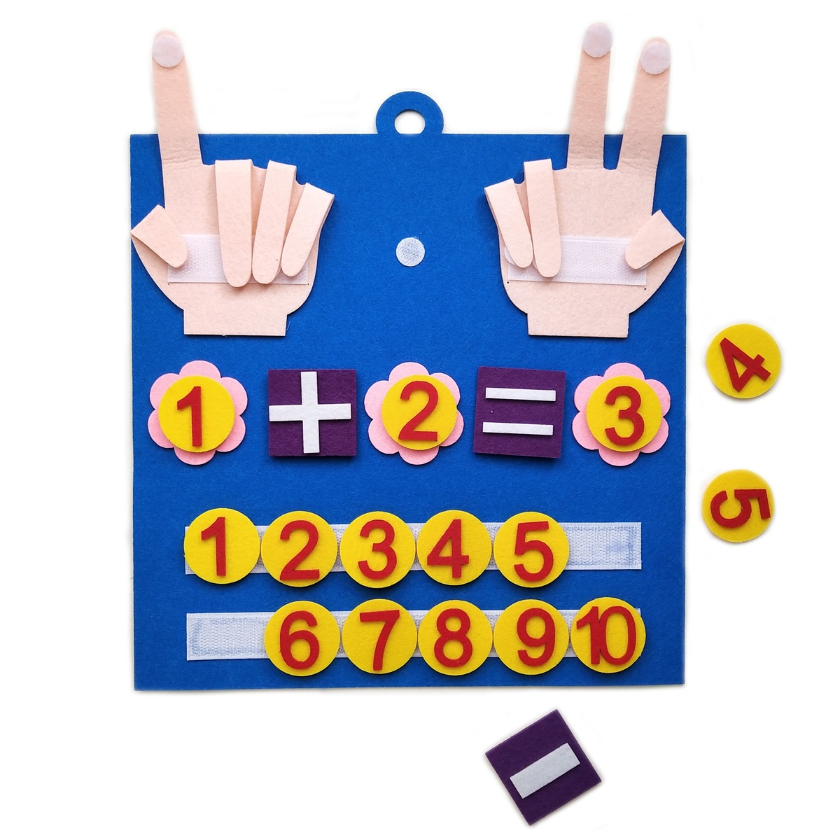 Children's Early Education Enlightenment Cognitive Mathematics Busy Board Felt Board