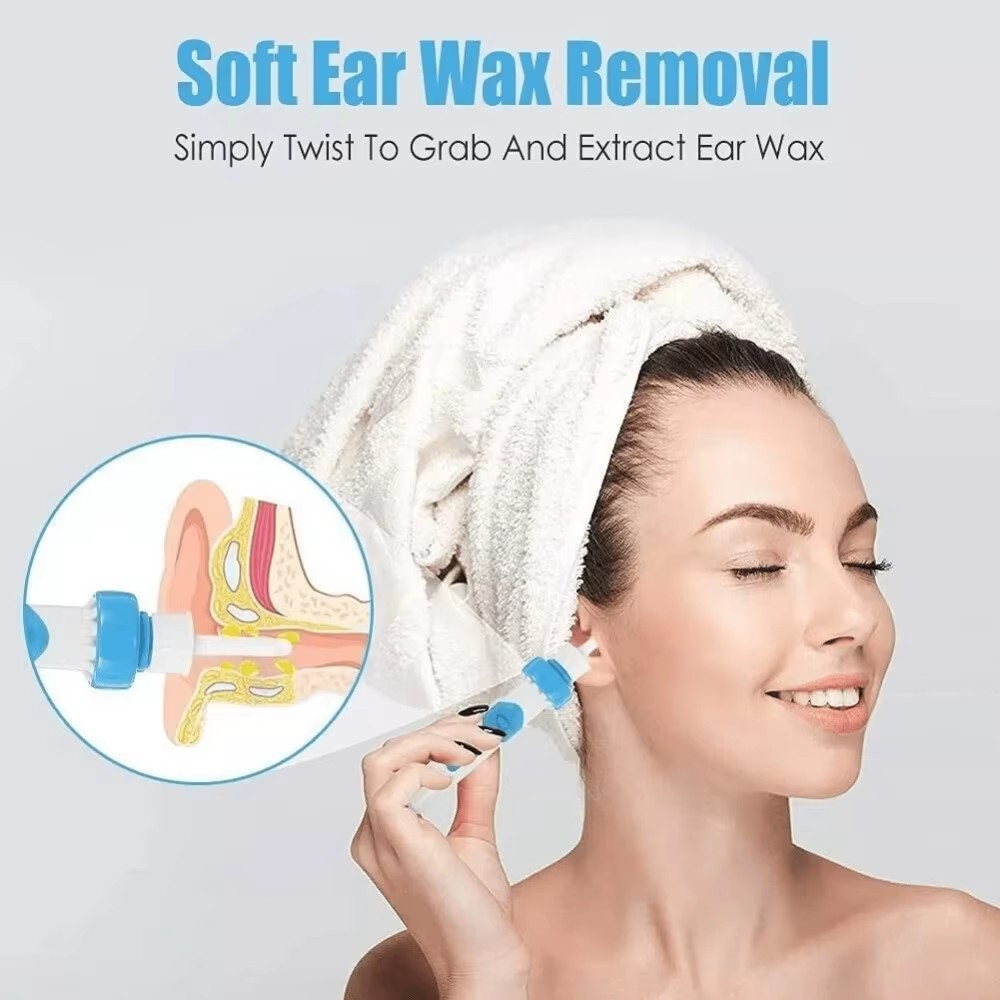 1Pc Electric Earpick for Children and Adults Ear Wax Removes Tools Protable Electric Ear Cleaner Machine Vacuum Cleaning Earwax
