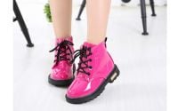 NEW Girls Leather Boots Boys Shoes Spring Autumn PU Leather Children Boots Fashion Toddler Kids Boots Warm Winter Boots &