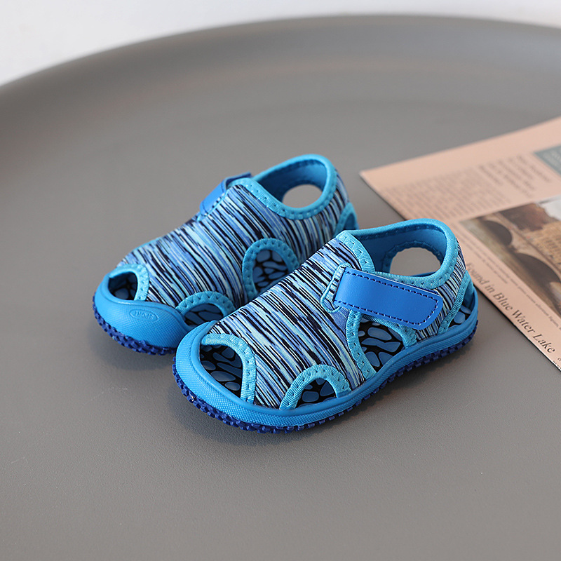 Sandals summer children girls boys non-slip outdoor sports shoes soft bottom hook beach sandals children sandals