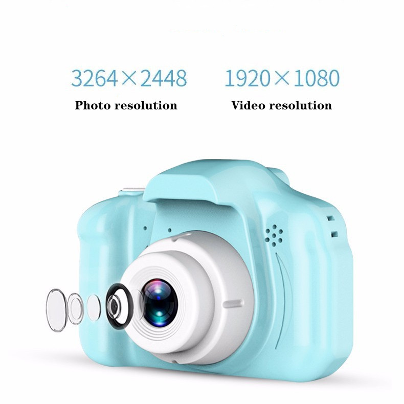 Children Kids Camera Mini Educational Toys For Children Baby Gifts Birthday Gift Digital Camera 1080P Projection Video Camera