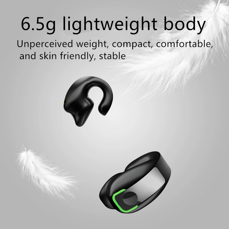 New clip on GD28 Bluetooth earphones with single ear hanging style for business and sports
