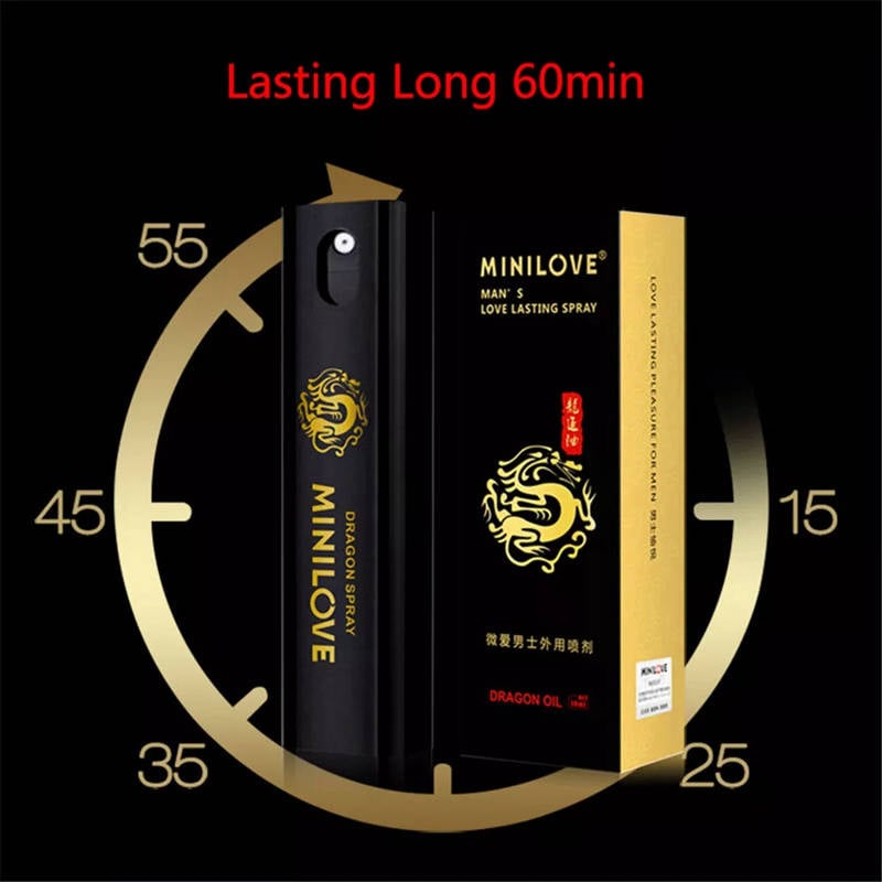 MINILOVE Viagra Poweful Sex Delay Products Prolong 60 Minutes Male Sex Spray for Penis Men Prevent Anti Premature Ejaculation