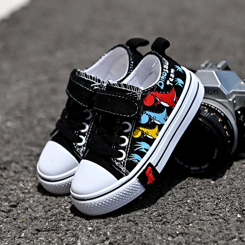Children's canvas shoes, boys and girls' shoes, baby casual low top shoes, fashionable board shoes, spring and autumn breathable