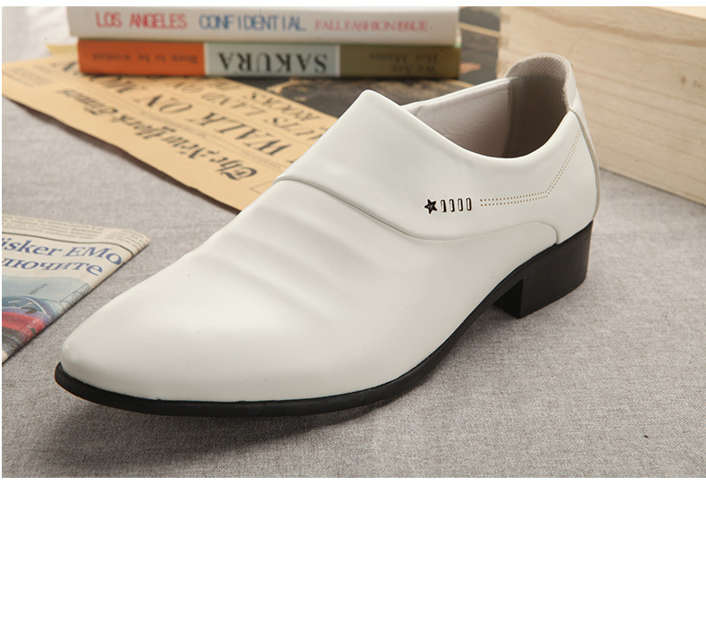 New Casual Business Men Designer Shoes Slip-On Patent Leather Shoes for Men Slip-On Daily Loafers Male Light Shoes Spring/Autumn