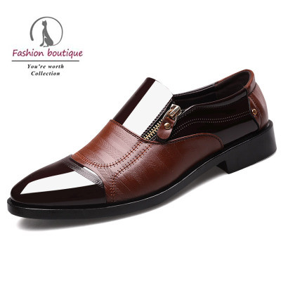 Plus Size 37-48 Men Business Shoes Fashion Tassel Pointed Leather Dress Formal Office Oxford Soft Leisure Casual Flat Moccasins