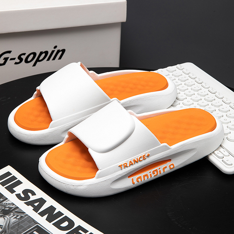 Slippers Male Outdoor Wear Outdoor Household Thick Sole Non slip Household PVC Slippers Male Sports Slippers