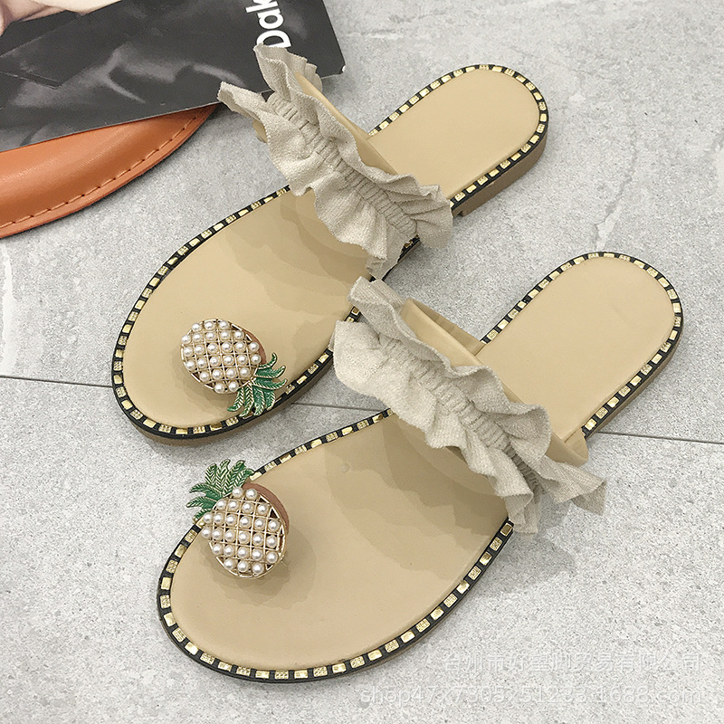 Slippers Women Sandals Platform Sandals Shoes Women Bow Summer Sandals Slipper Indoor Outdoor Flip-flops Beach Shoes Female