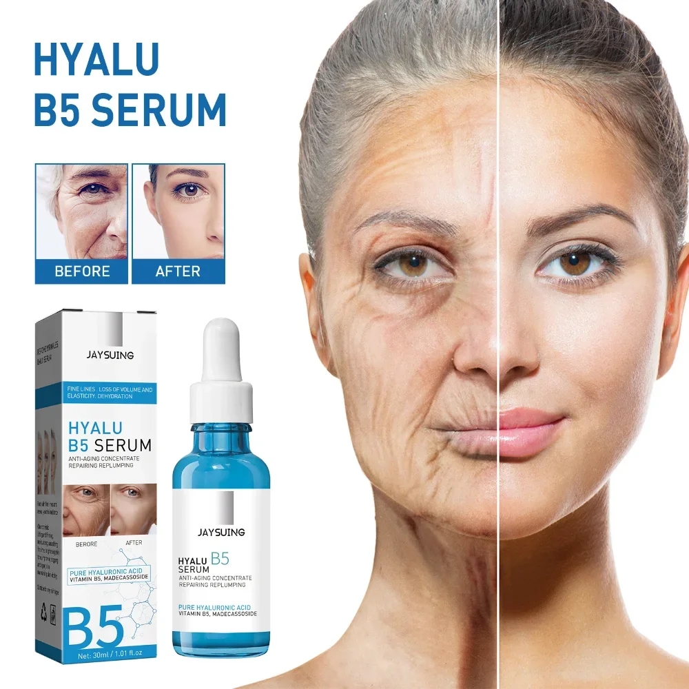 Pure Hyaluronic Acid Facial Serum Anti Wrinkle Aging Face Lift Tightening Reduce Eye Finelines Moisturizing Korean Cosmetics30ml