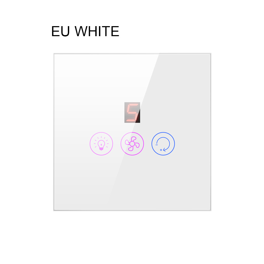 Smart WIFI Fan Light Switch Controller EU/US Ceiling Fan Lamp Switch Remote APP Control Speed Works With Alexa Google Home