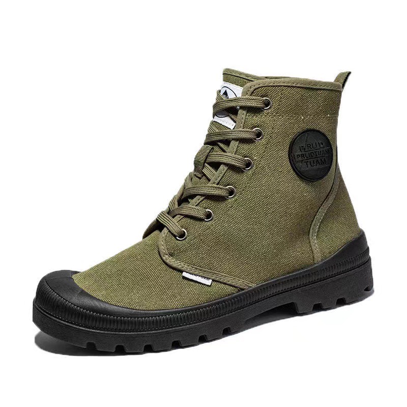2023 New High Top Martin Boots Outdoor Jungle Mountaineering Wide Sole Big Toe Sports Men's and Women's Canvas Shoes