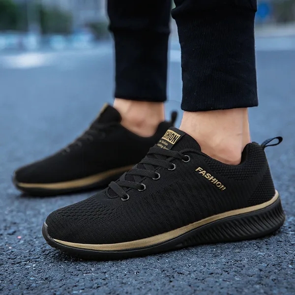 Men Running Walking Knit Shoes Women Fashion Casual Sneakers Breathable Sport Athletic Gym Lightweight