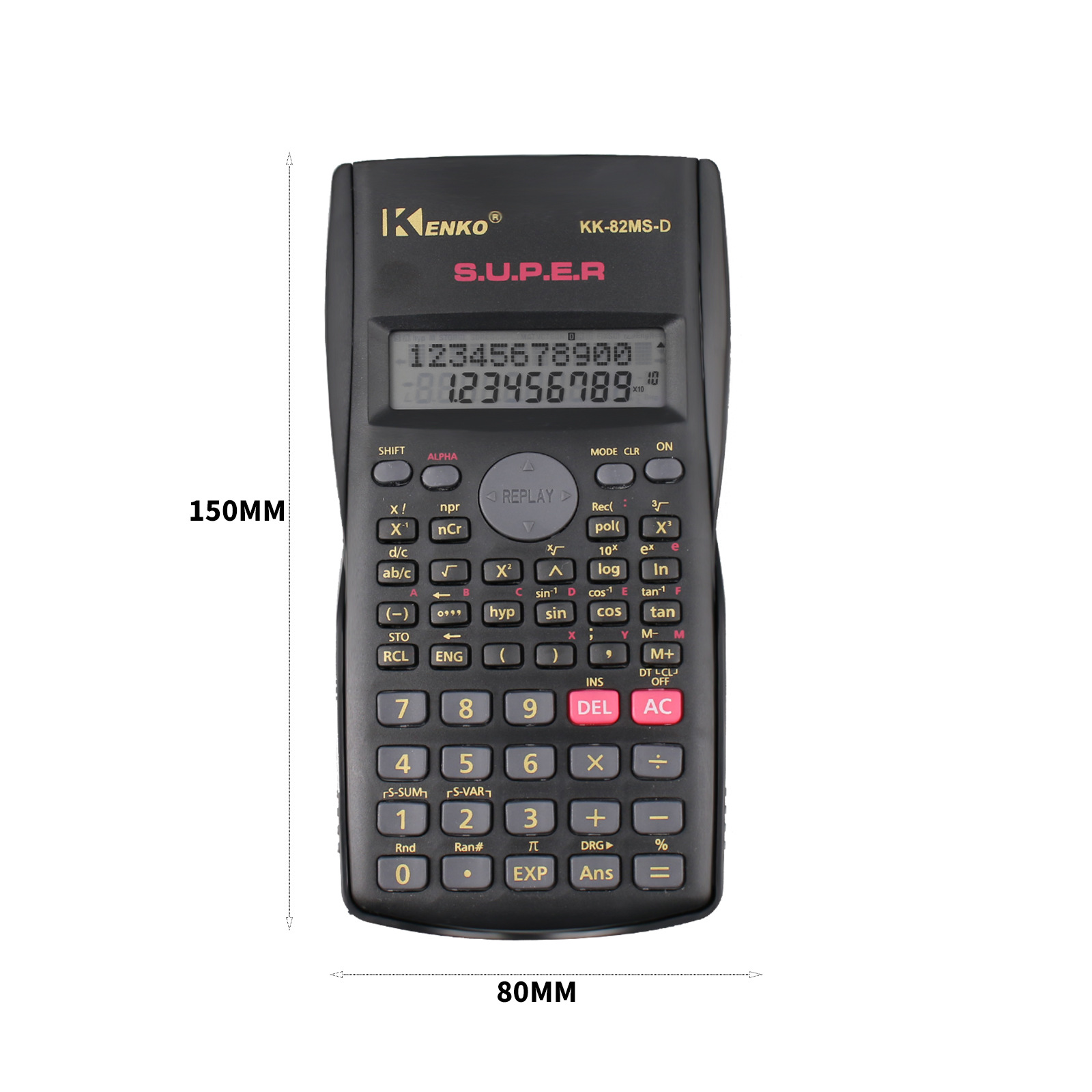 Multi-function 2 Line Display Scientific Calculator