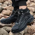 Comfortable professional waterproof safety shoes for men's workers Steel toe safety shoes for men's shoes