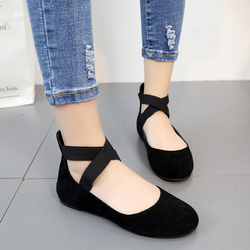 Single SHOES WOEMN Spring & Autumn New Leopard Flat Casual Shoes Women Shoes Large Size Shoes WOMEN