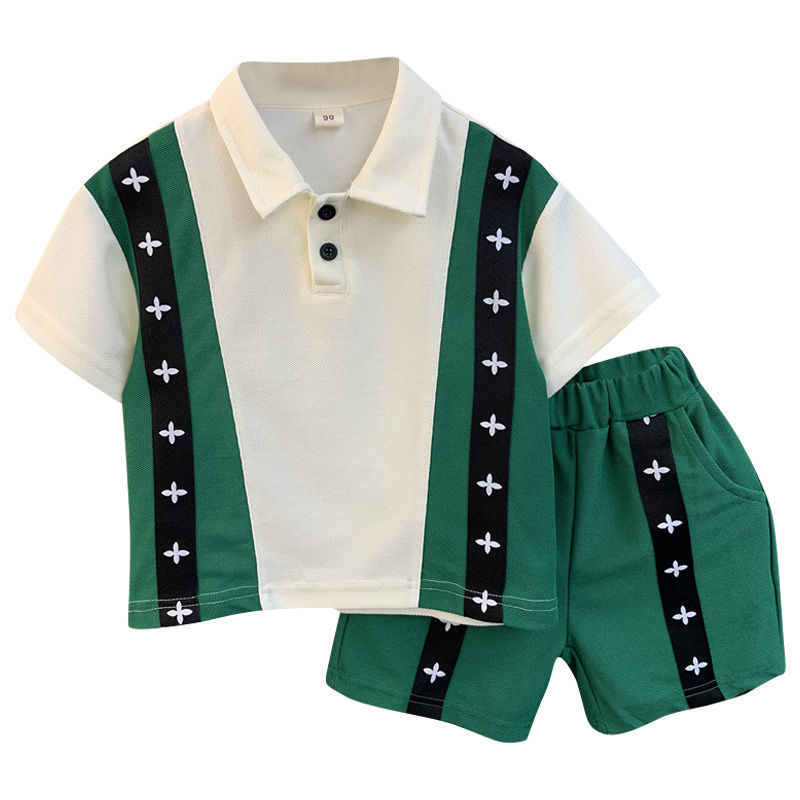 Children Clothing Sets Polo Shirts+shorts School Suits for Kids Boys Girls Tracksuits Summer Toddler Outfits Baby Clothes