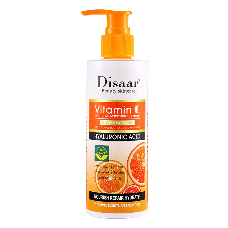 Disaar Vitamin C Body Lotion Moisturizing and Brightening Skin Removing Chicken Skin Body Lotion VC