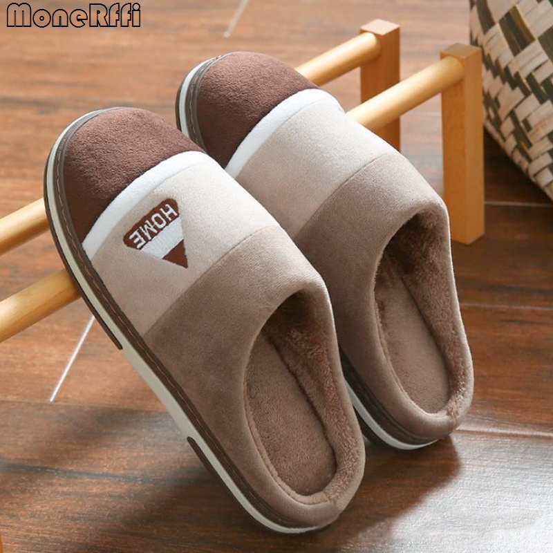 Premium Winter Cotton Slippers for Men – Classic Stripe Aesthetic, Durable Sole & All-Day Comfort