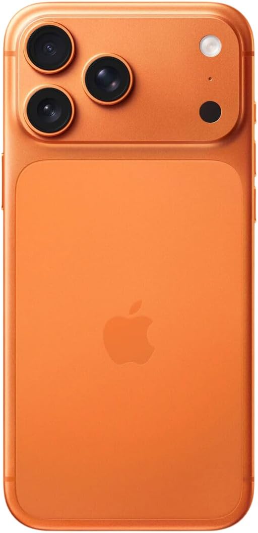 Apple iPhone 17 Pro Max, US Version, 512GB, eSIM, Cosmic Orange- Unlocked (Renewed)