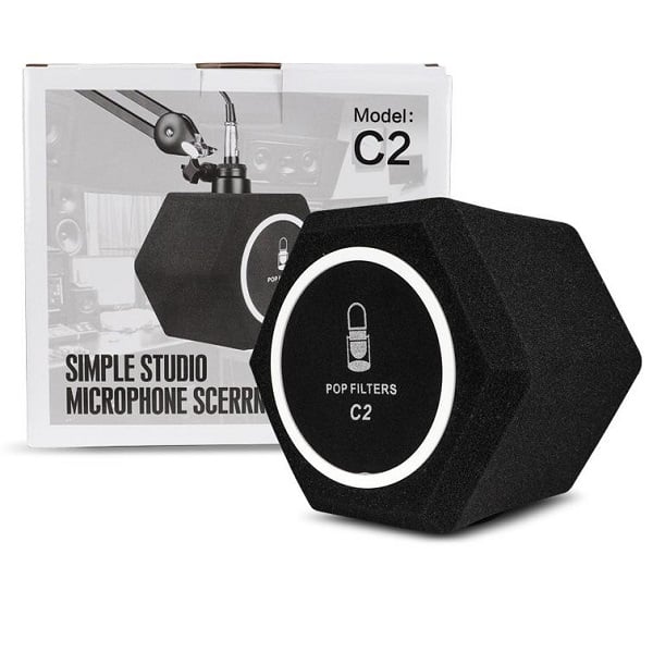 Original POP FILTERS Simple Studio Mic Screen Acoustic Filter Desktop Recording Microphone Noise Reduction Wind Screen