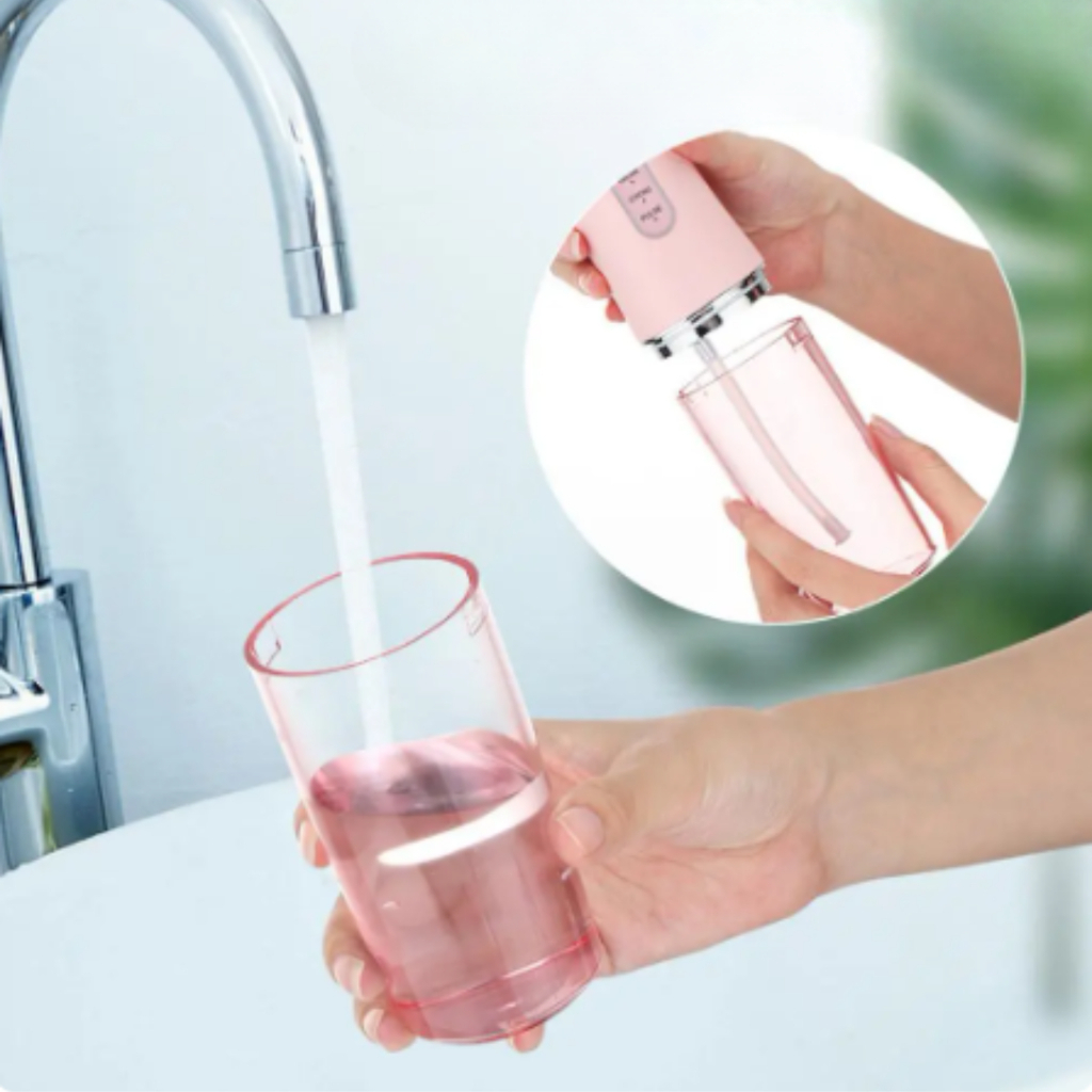 Water Flossers Oral Irrigator USB Rechargeable 220ml 3 Modes Portable Dental Water Tank for Teeth Waterproof Teeth Cleaner