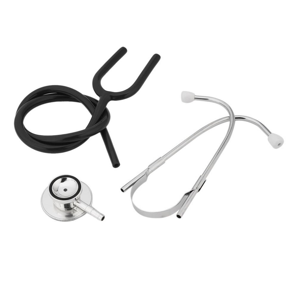 Double-sided Stethoscope Single Tube Doctors Nurse Professional Cardiology Stethoscope Aluminium Alloy Chestpiece medical device