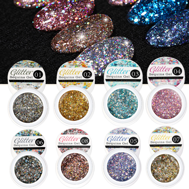 Super Shiny Shine Shining Ins Style Nail Enhancement Powder Fantasy Color Nail Decoration Nail