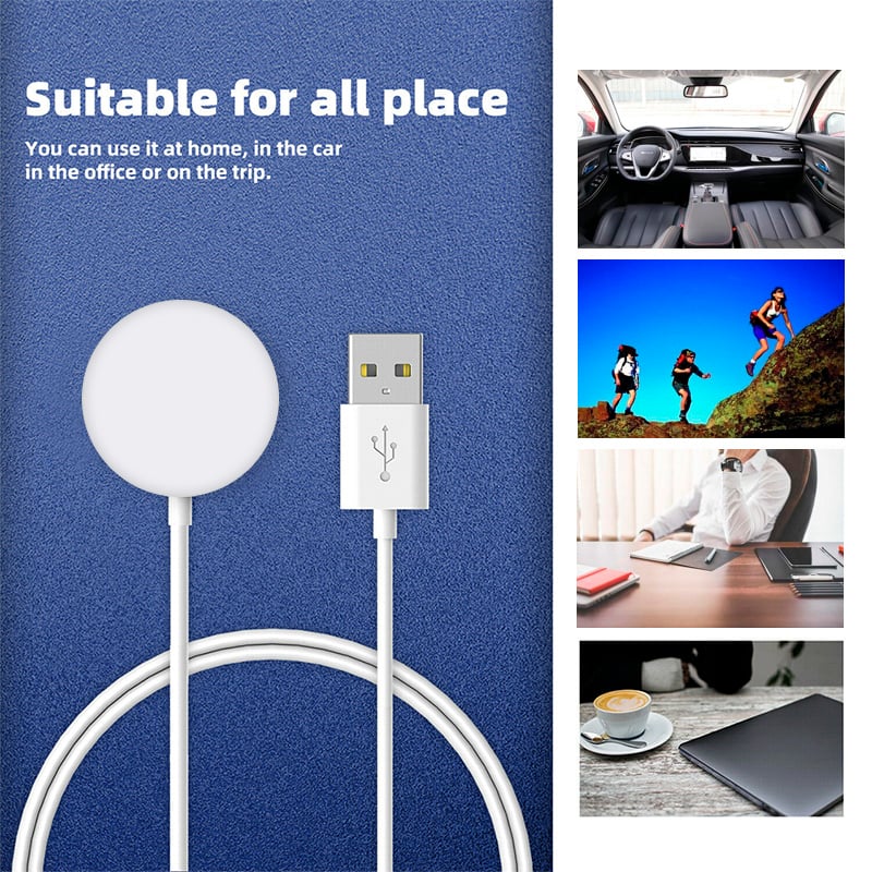 Wireless Charger for IWatch 6 SE 5 4 Magnetic Charging Dock Station USB Charger Cable for Apple Watch Series 5 4 3 2 1