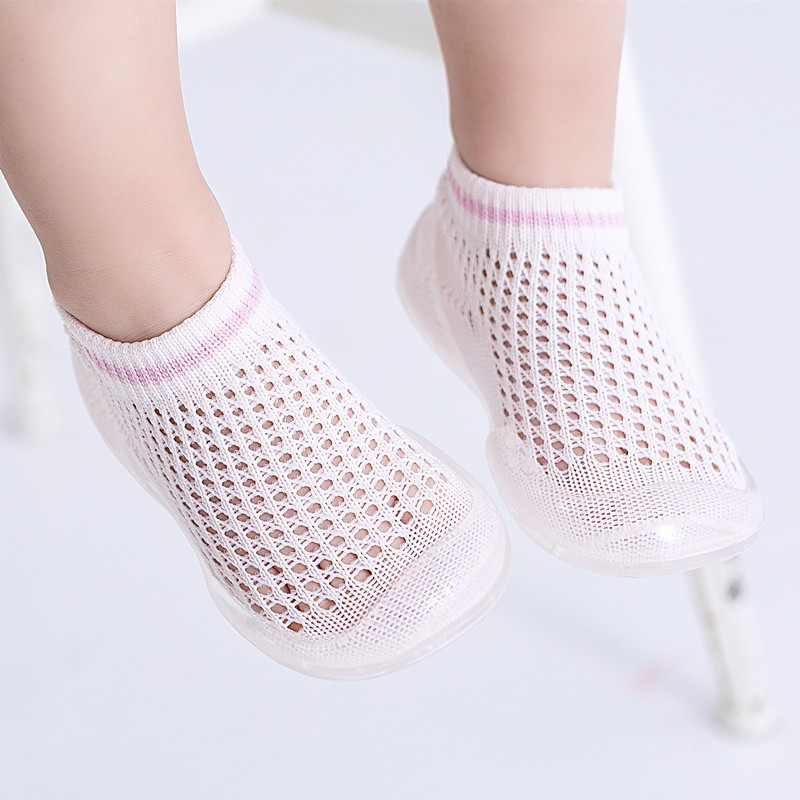 Summer Children Casual Shoes Baby Girl Boy shoes Newborn First Walkers Mesh Non Slip Socks Toddler Infant Designer Sneakers