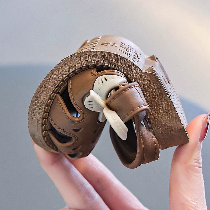 1 pair of Toddlers Shoe Children's Summer Sandals Baby Girls Breathable Bow Sandals Soft Sole Anti slip Princess Hollow Shoes