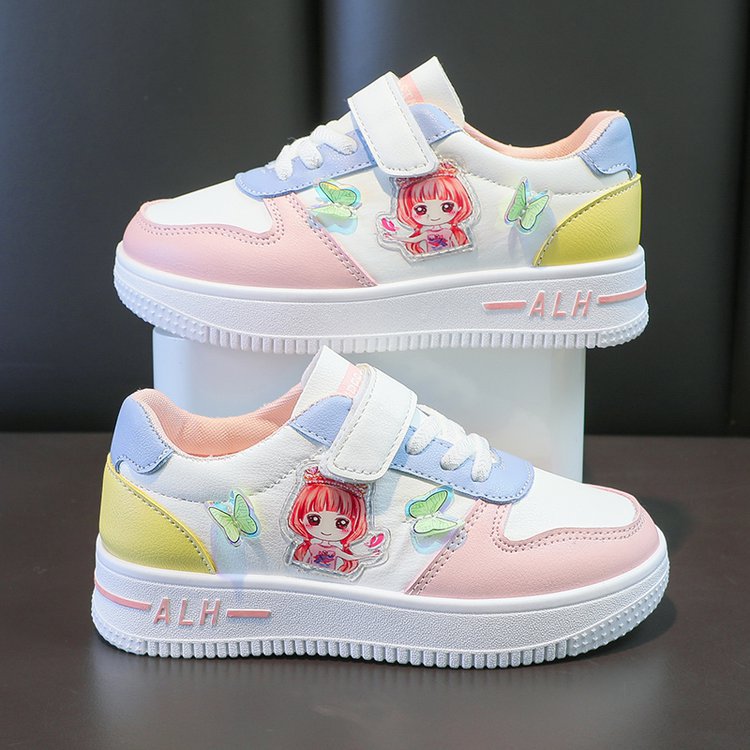 Girl's School Running Sports Shoes Fashion Little Kids Casual Sneakers Skateboarding Shoe
