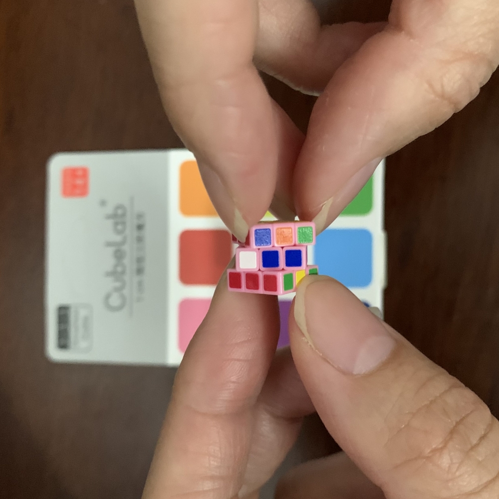 1 CM mini cube Smallest 3x3x3 Magic Cube 10mm Puzzle fingertip Cube Speed 3x3 micro cube Adult DIY CollectionToys Children Gift