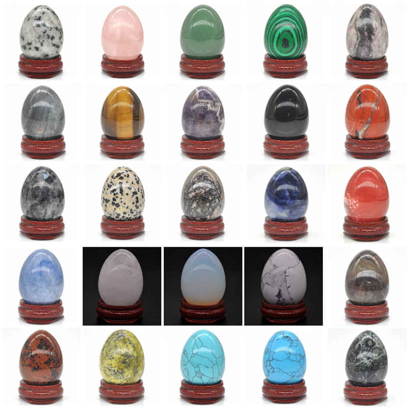 Undrilled Yoni Egg Natural Stone Jade Egg For Kegel Exercise Pelvic Floor Muscle Vaginal Exercise Stones Random Yoni Egg