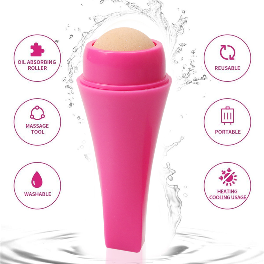 Mini Volcanic Stone Oil Absorbing Ball Facial Pore Reduction Facial Cleansing Roller Beauty Instrument Facial Skin Care Tool