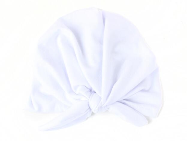 1-3 Years New born baby turban hat Children's dots India cap Baby rabbit ear knotted head ha child hat for spring /summer