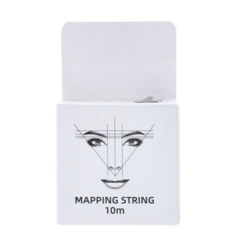 Face Eyebrow Microblading Brows Mapping String Pre-inked Thread Brow Marker 10m