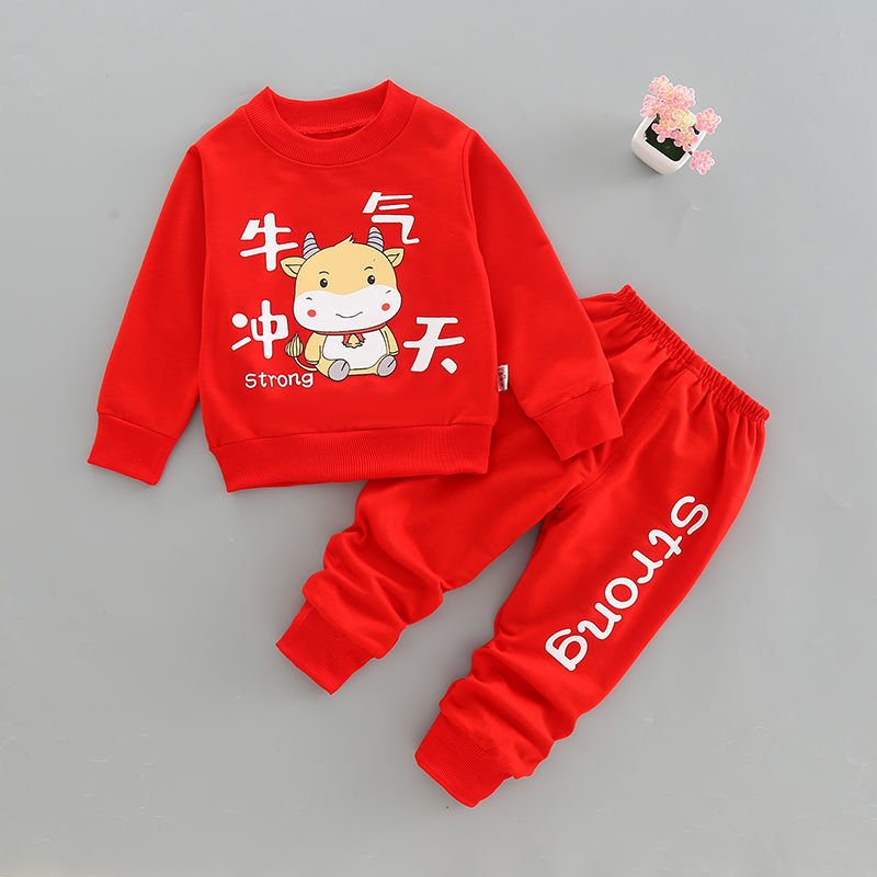 New boy long-sleeved clothes Toddler Kids Boys Casual wear Sportswear T-shirt+Pants Outfits Set 2PCS Children's clothing