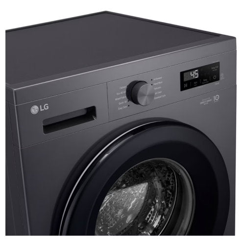 LG 8KG AI DD™ FRONT LOAD WASHING MACHINE - MATTE BLACK