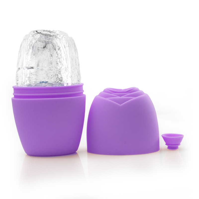 Skin Care Tools Silicone Ice Facial Roller Portable Face Massage Roller Skin Care Beauty Lifting Tool Facial Ice Face Massager