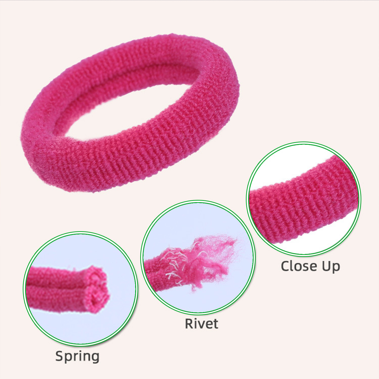 100pcs Girls Colorful Elastic Hair Bands Ponytail Hold Hair Tie Rubber Bands Scrunchie Hair Accessories Bands for Girls